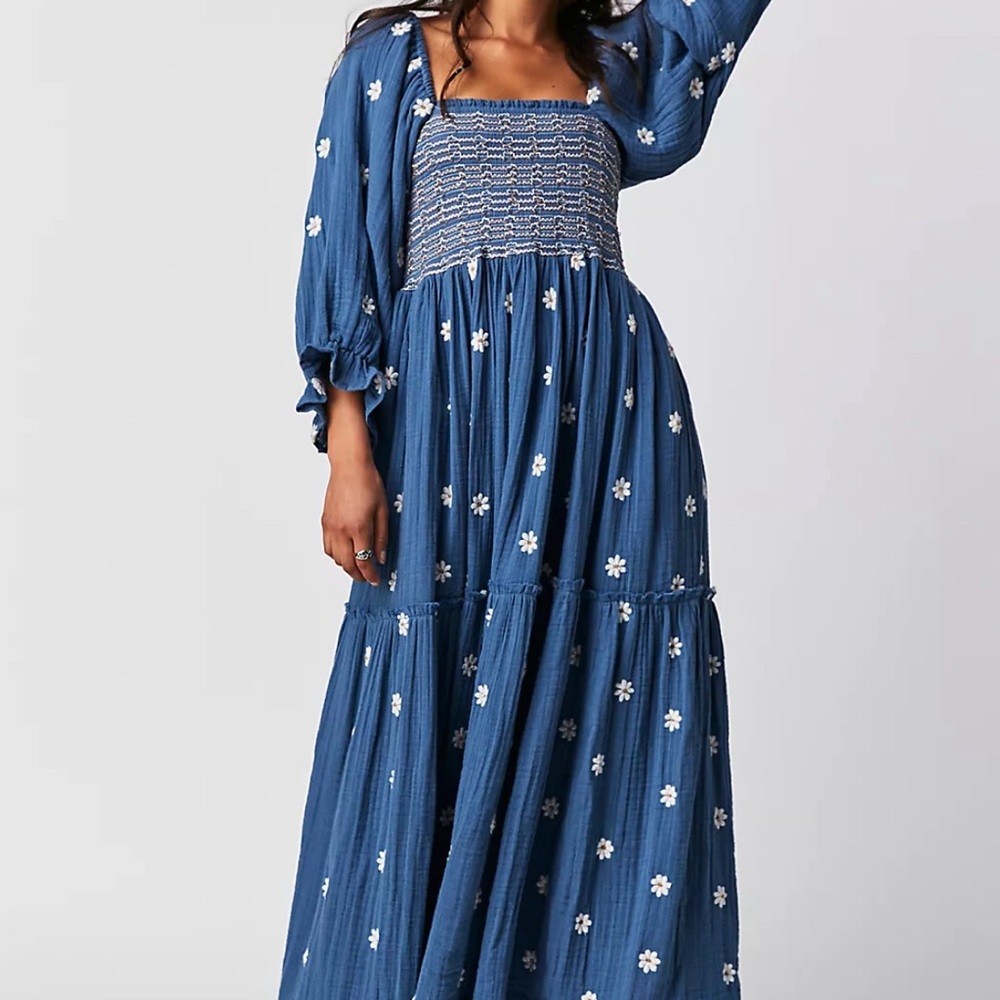 (M) Free People Dahlia Maxi Dress